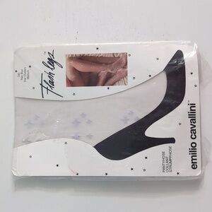 Emilio Cavallini Sz M Flash Legs 343 Pale Blue Star Clusters Pantyhose